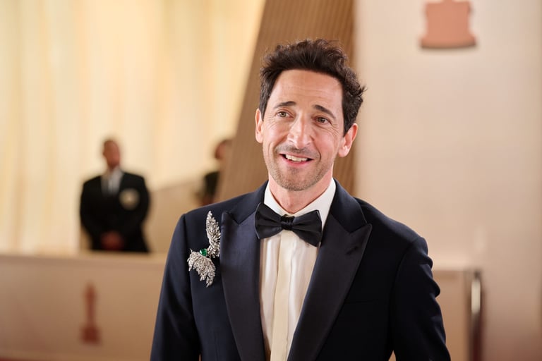 Adrien Brody in The Brutalist