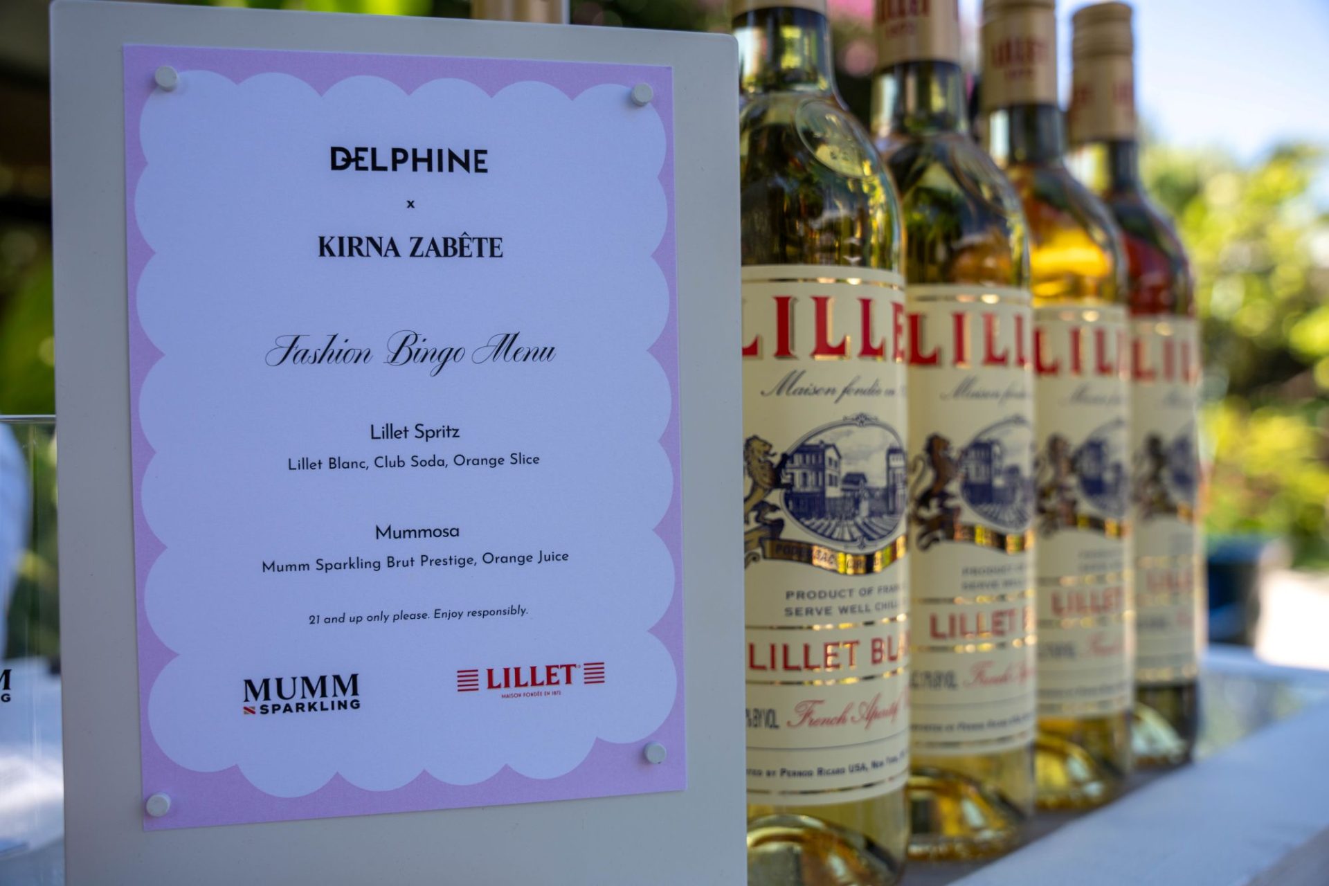Lillet & Mumm Sparkling x DELPHINE