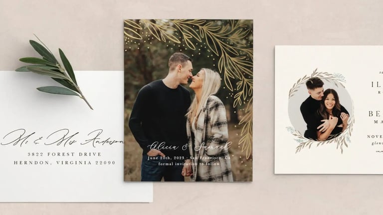 Modern Wedding Invitations for the Chic New Yorker