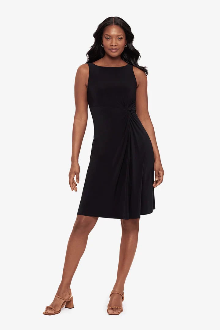 Remi Fit & Flair Shaping Dress in Black
