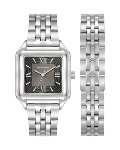 Titan Watch & Bracelet Set 34mm, Silver
