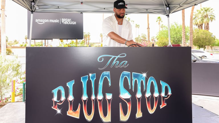 شركة Bigxthaplug تتعاون مع أمازون ميوزيك لتقديم فعالية "Tha Plug Stop" قبيل انطلاق مهرجان كوتشيلا