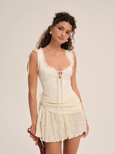 Erika Asymmetrical Mini Dress
