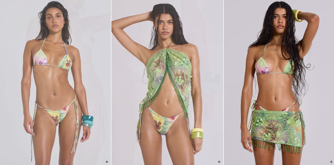 O festival encontra a roupa de praia