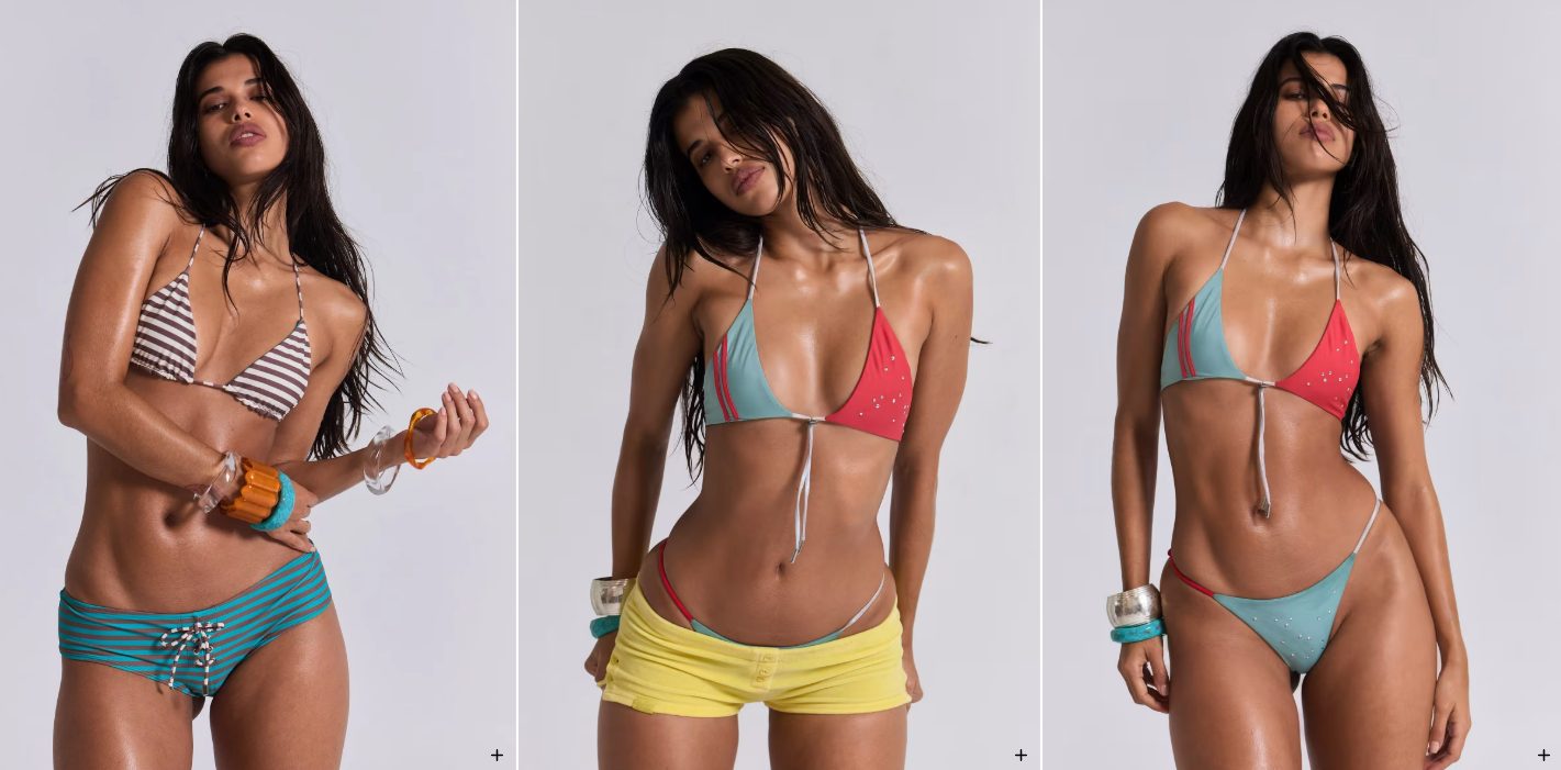 O festival encontra a roupa de praia