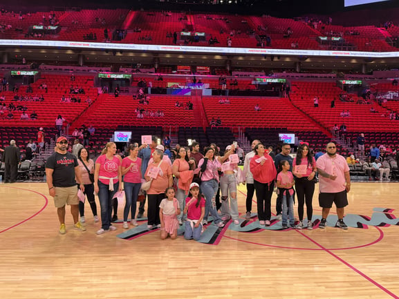 Donne di Miami che lottano contro il cancro @Heat Game con CommunityRewards