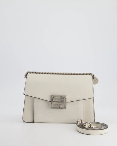 Givenchy White GV3 Quilted Shoulder Bag