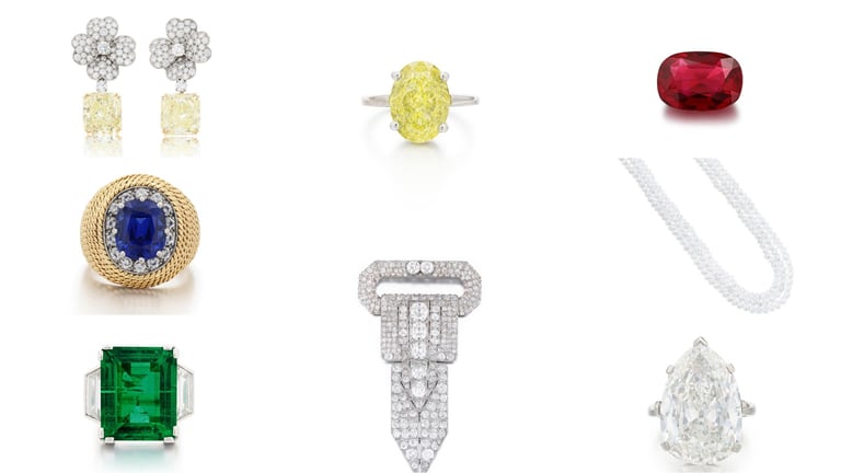 Sotheby's Fine Jewellery Live Auction in Paris Achieves Highest Result Since 2018