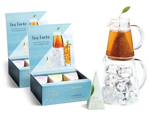 Tea Over Ice Pitcher Set & Sampler 10ct