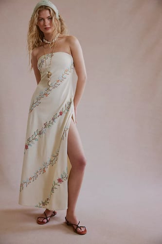 Floral Visions Embellished Maxi Dress
