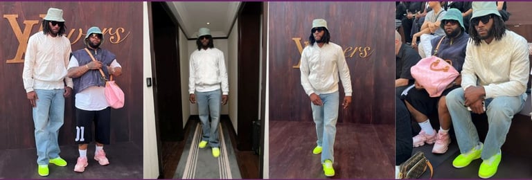 Kawhi Leonard Debuts Unreleased New Balance 480 V2 at Louis Vuitton