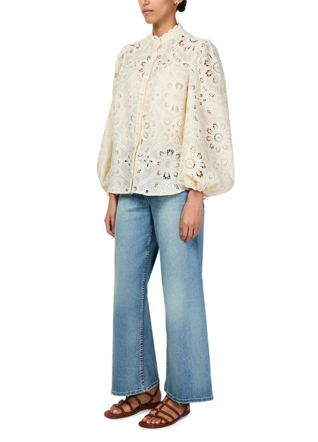 ZIMMERMANN Rhiannon embroidered blouse