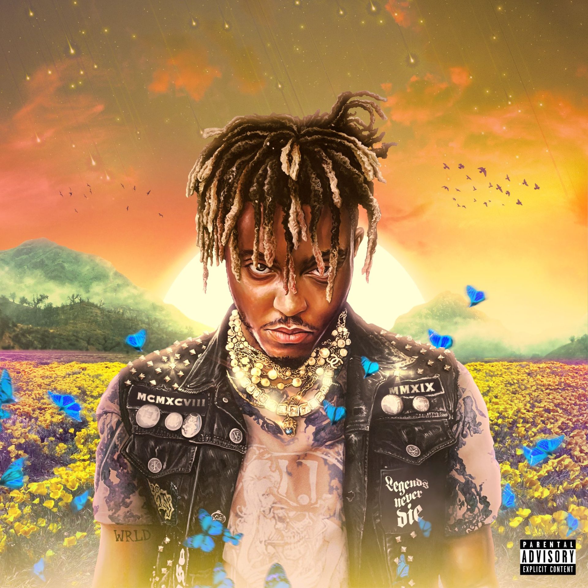 Juice WRLD Legends Never Die 5 Year Anniversary Album Artwork