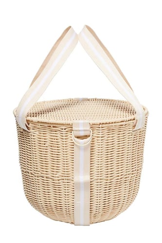 Round Picnic Cooler Basket Sunnylife