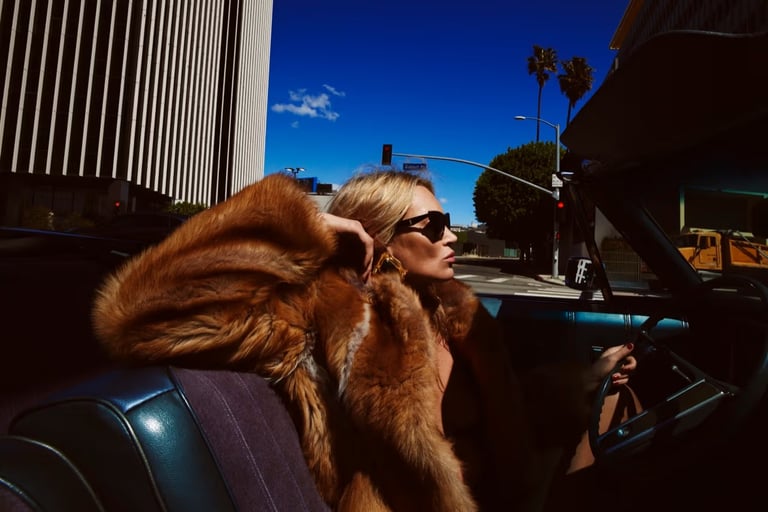 Saint Laurent’s “Velvet Heat” Fall 2025 campaign Stars Kate Moss