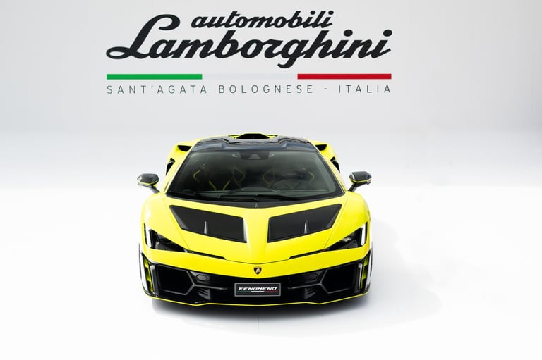 Automobili Lamborghini Unveils Fenomeno: Limited-Edition V12 Hybrid Masterpiece at The Quail