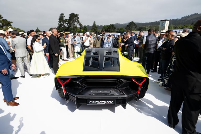 Automobili Lamborghini Unveils Fenomeno: Limited-Edition V12 Hybrid Masterpiece at The Quail