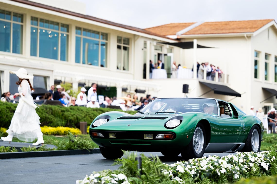 Automobili Lamborghini présente l'art automobile italien au 74e concours d'élégance de Pebble Beach