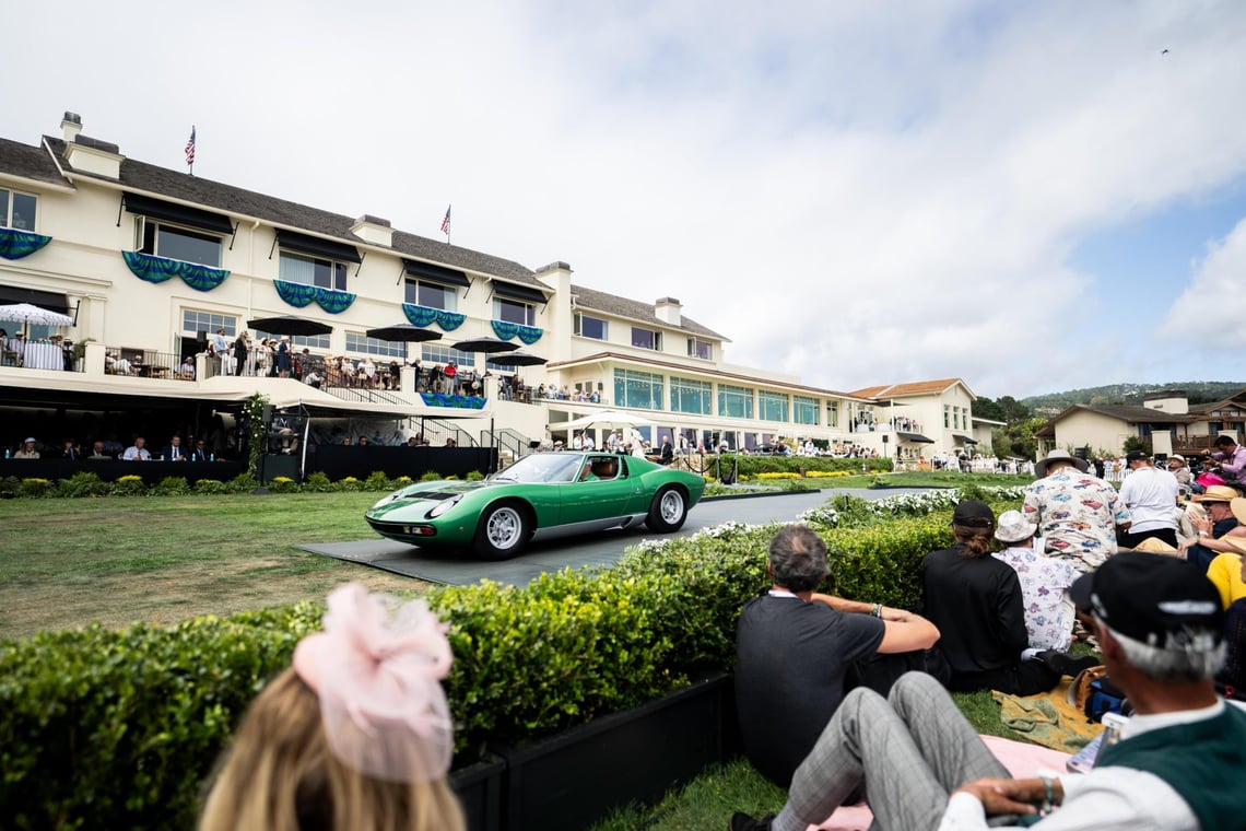 Automobili Lamborghini présente l'art automobile italien au 74e concours d'élégance de Pebble Beach