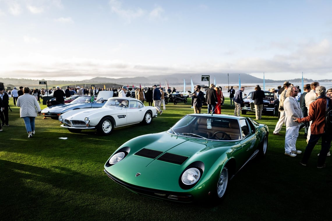 Automobili Lamborghini présente l'art automobile italien au 74e concours d'élégance de Pebble Beach