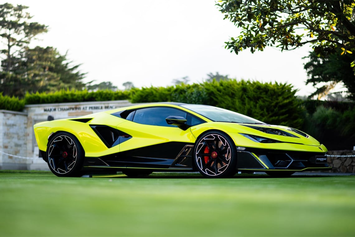 Automobili Lamborghini présente l'art automobile italien au 74e concours d'élégance de Pebble Beach