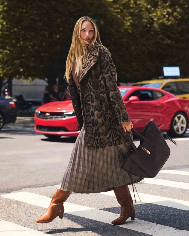 Candice Swanepoel & Joan Smalls Are BFF Chic in Anne Klein Fall 2025 Campaign