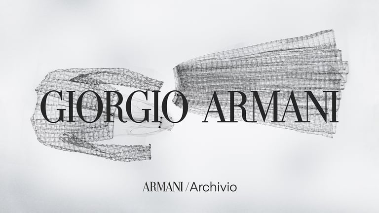 Armani lanciert ARMANI / Archivio zu Ehren von 50 Jahren Design