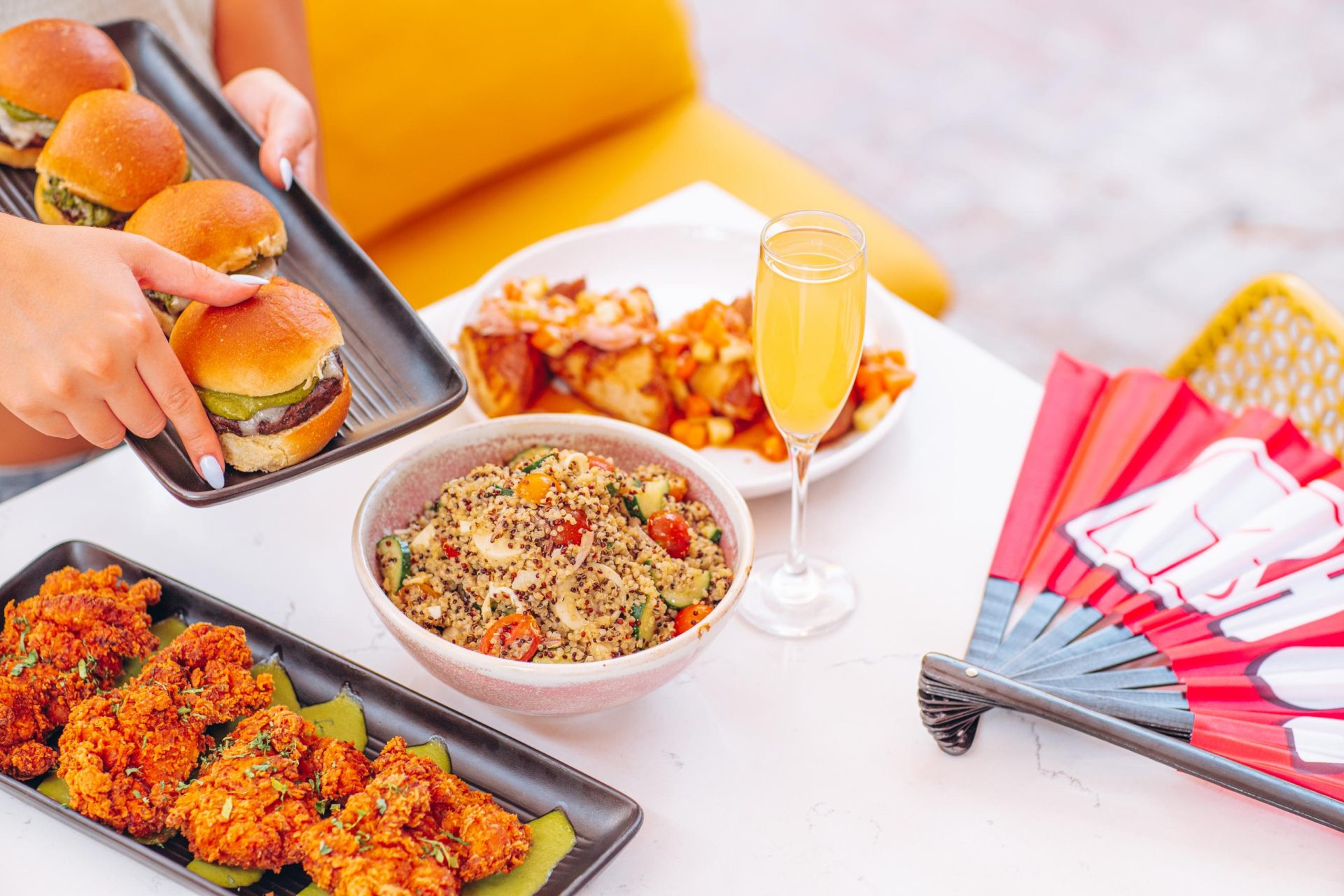 Brunch spread