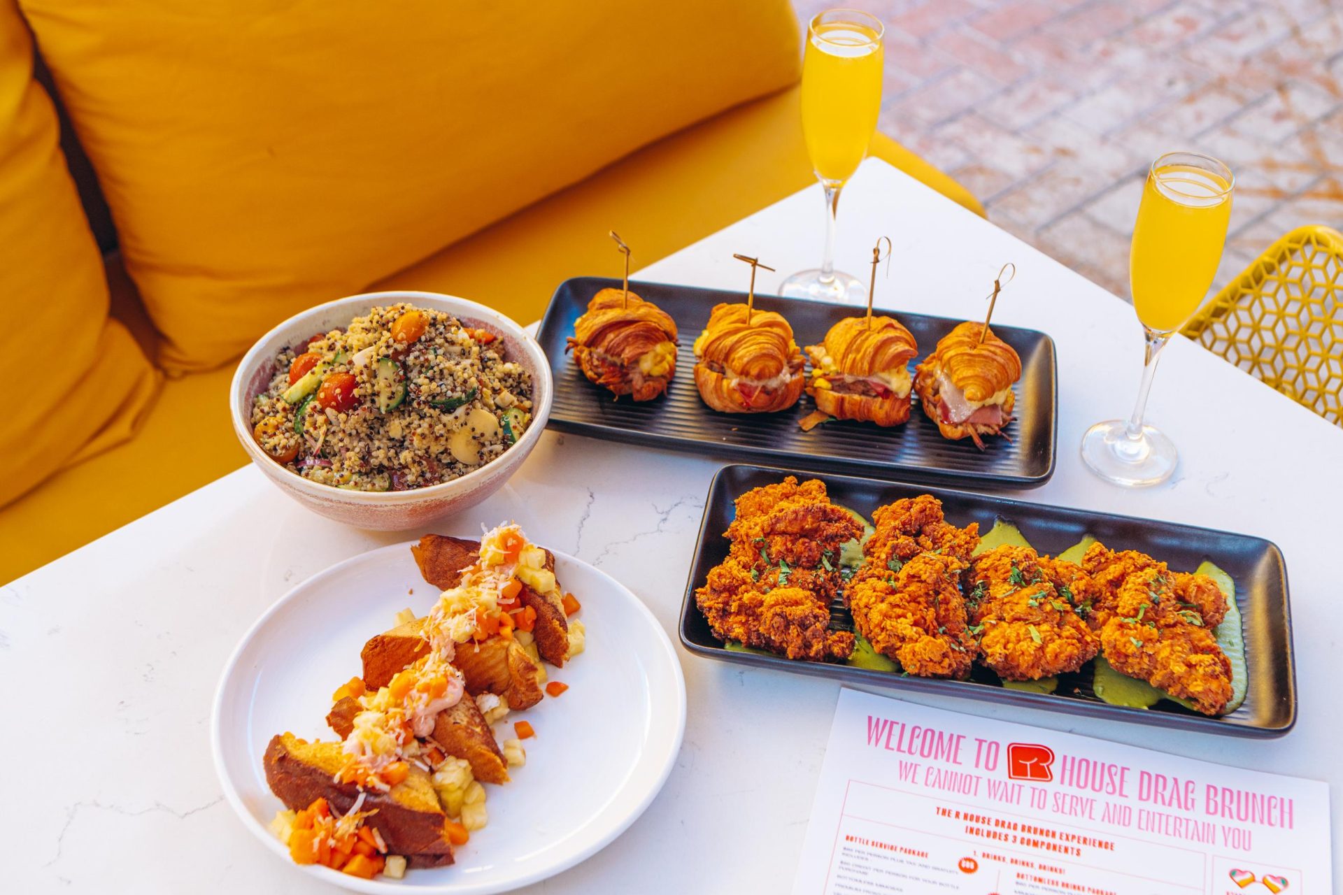 Brunch spread