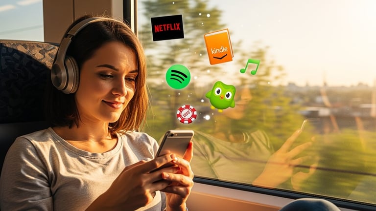 Enjoy Mobile Entertainment on the go with these Apps for Travel and Commutes