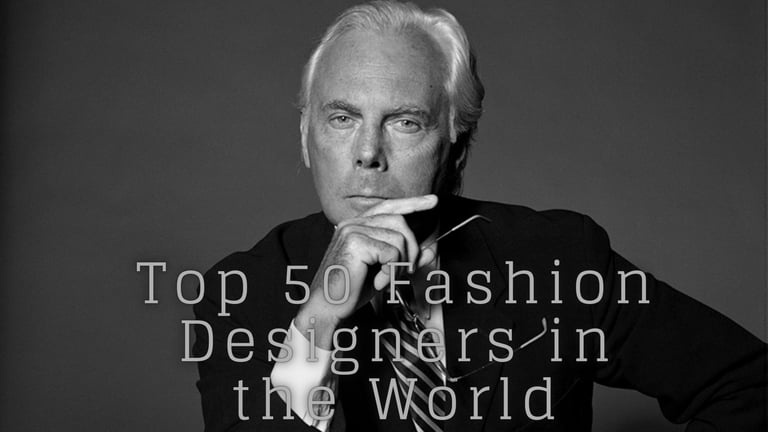 Die 50 besten Modedesigner der Welt