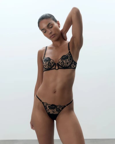 Morelle Lingerie Set Black