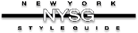 New York Style Guide