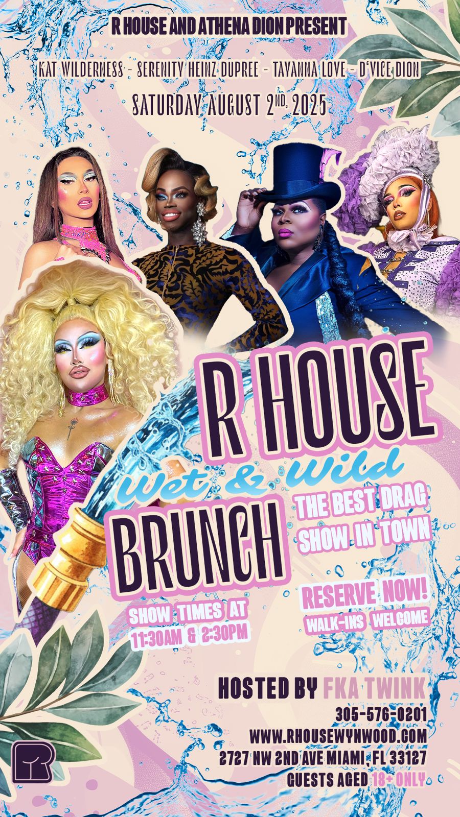R House Wynwood Ignites August with Drag Brunches