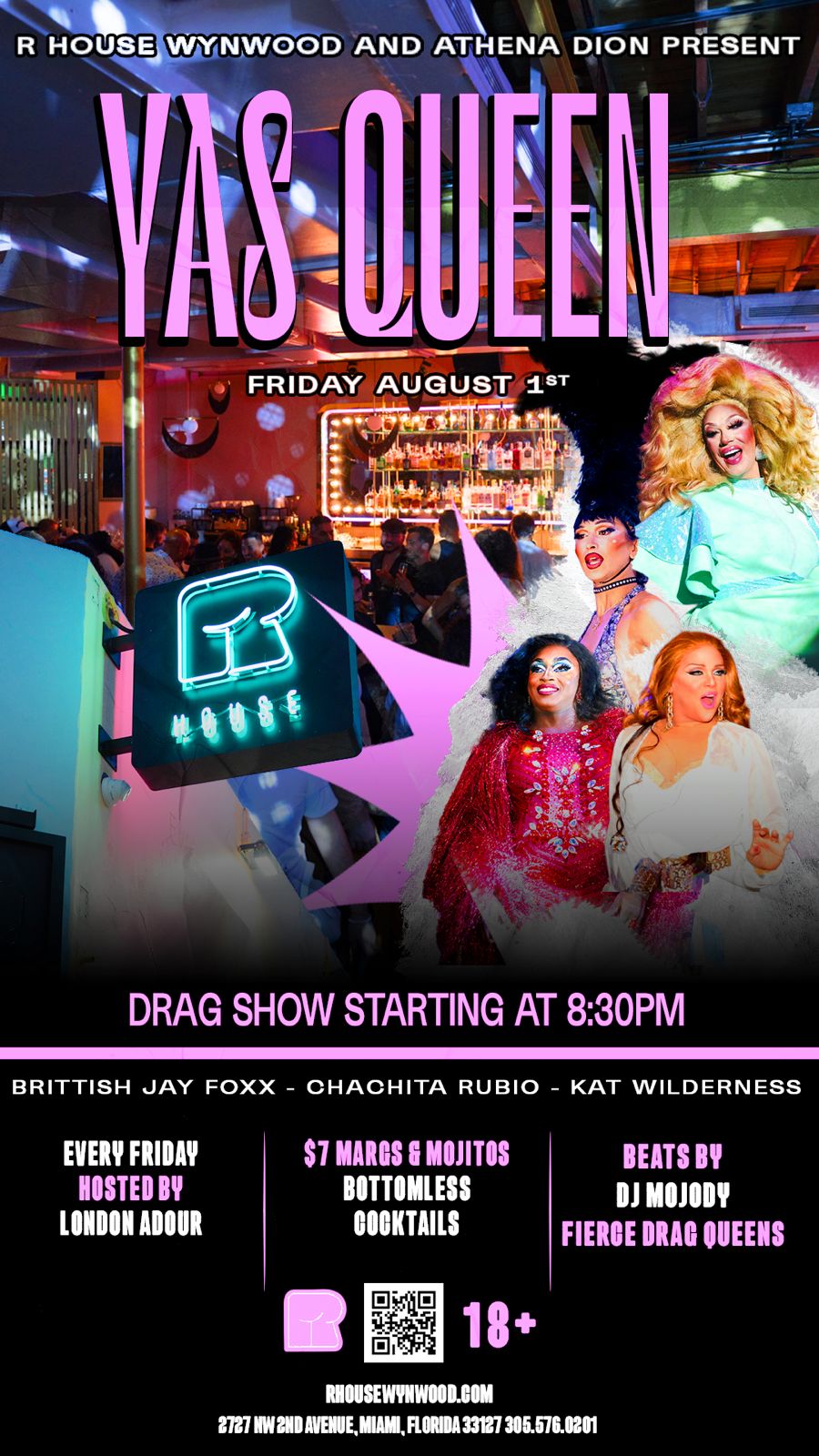 R House Wynwood Ignites August with Drag Brunches