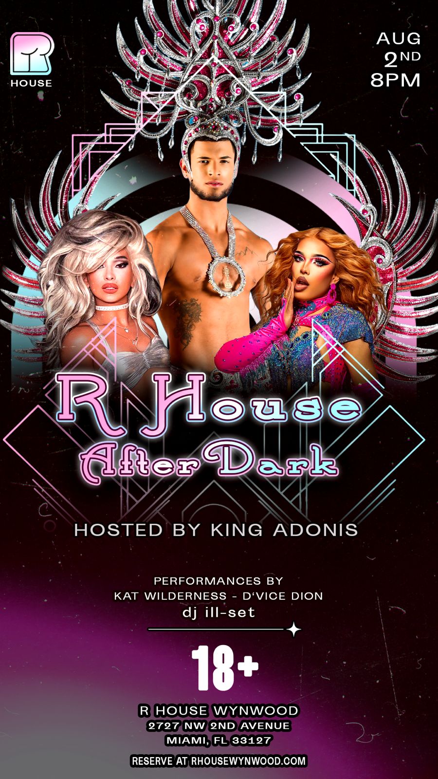 R House Wynwood Ignites August with Drag Brunches