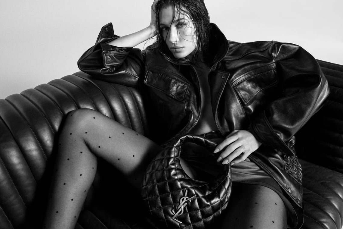 Hailey Bieber Takes Center Stage in Saint Laurent Fall 2025 Campaign