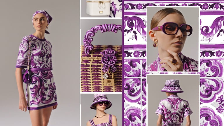 Dolce&Gabbana Maiolica Herbst/Winter 2025 Damenkollektion