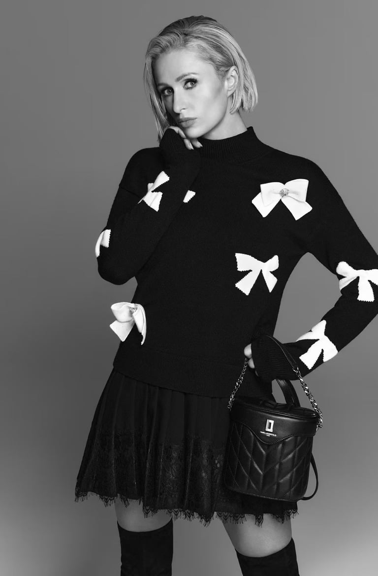 Paris Hilton Debuts on “From Paris With Love” Karl Lagerfeld's FW25 Campaign