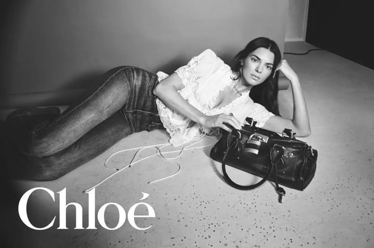 La campagne du sac Paddington de Chloé met en scène Kendall Jenner
