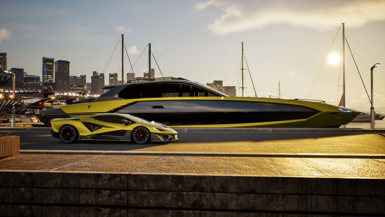 Lamborghini x TISG Unveil 101FT Yacht (8)