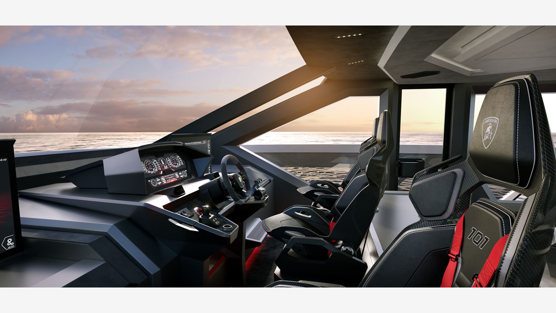 Lamborghini x TISG представили 101-футовую яхту