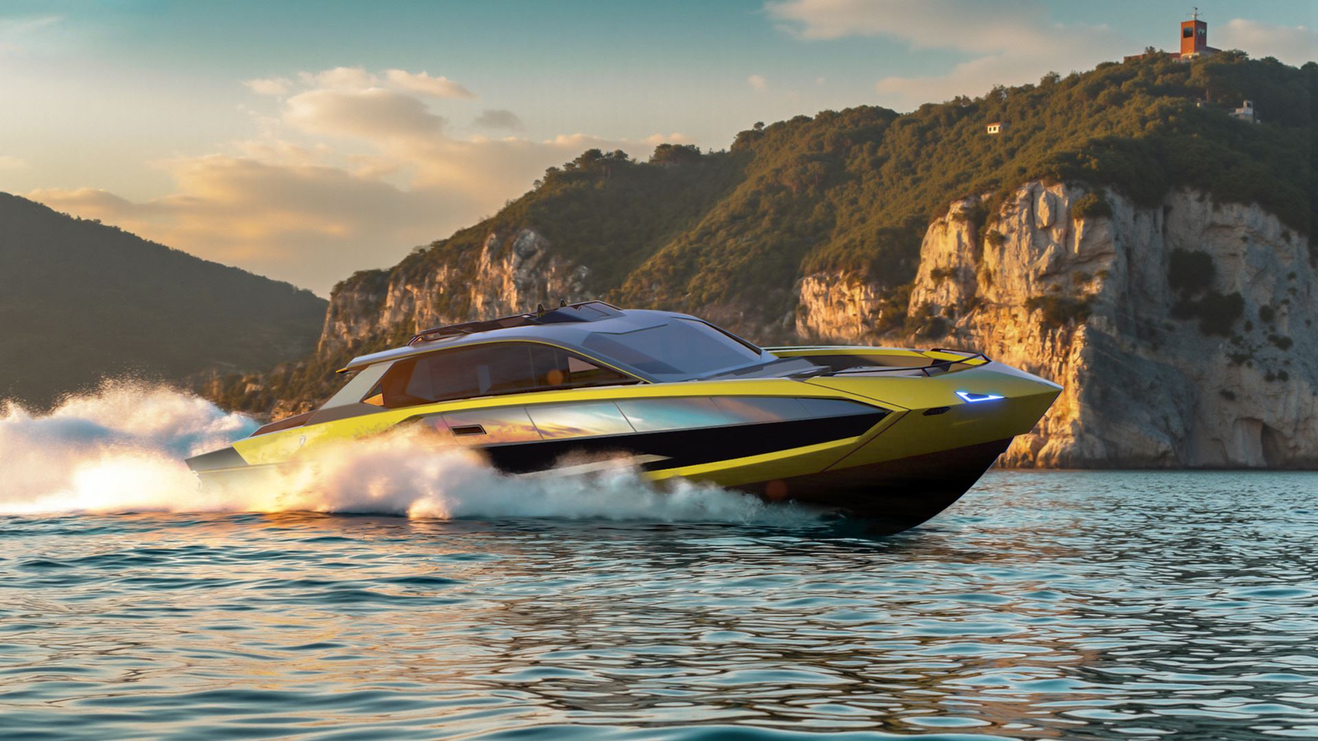 Lamborghini x TISG представили 101-футовую яхту