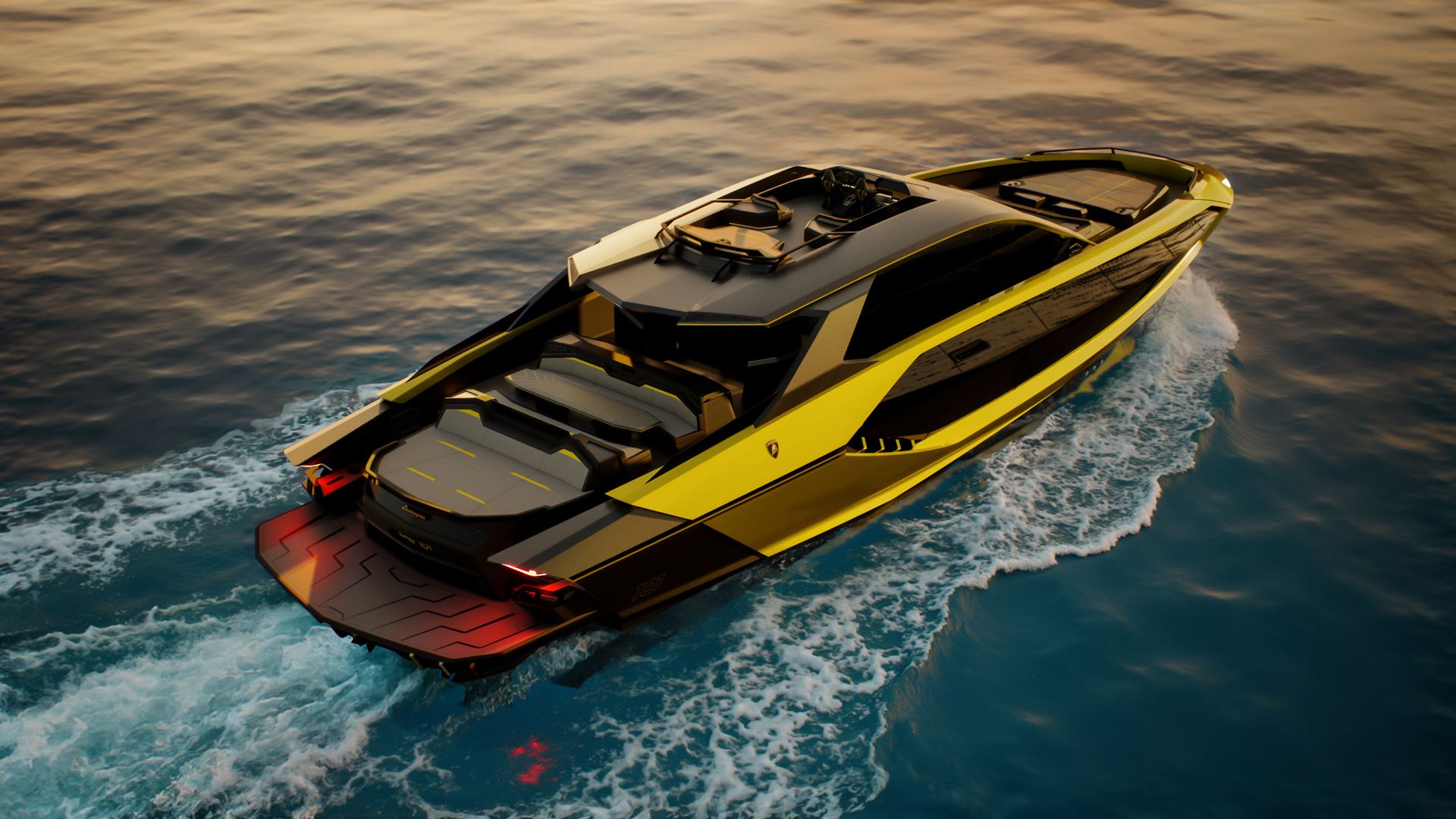 Lamborghini x TISG представили 101-футовую яхту