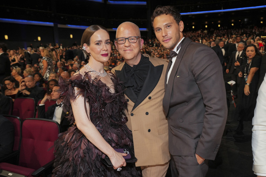 Sarah Paulson, Ryan Murphy and Monster The Lyle and Erik Menendez Story's Cooper Koch