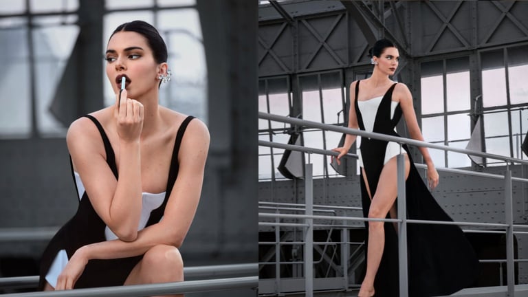Kendall Jenner brilla nella campagna trucco L'Oréal Paris x Mugler Autunno 25