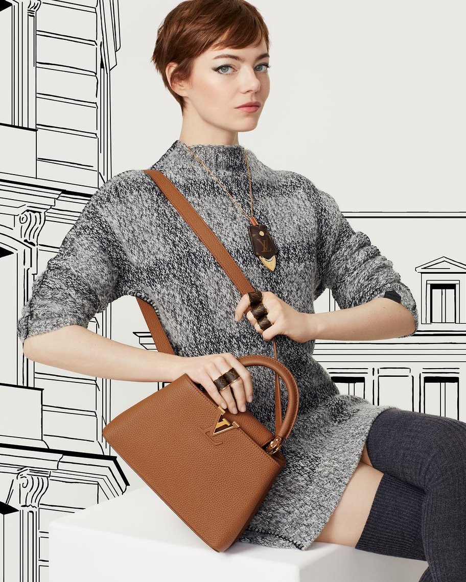 Emma Stone stars in Louis Vuitton fall-winter 2025 handbag campaign