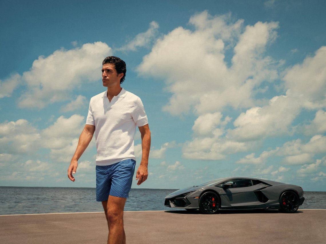 Automobili Lamborghini × Orlebar Brown Launch a Beachwear Capsule That Drives Home Luxury