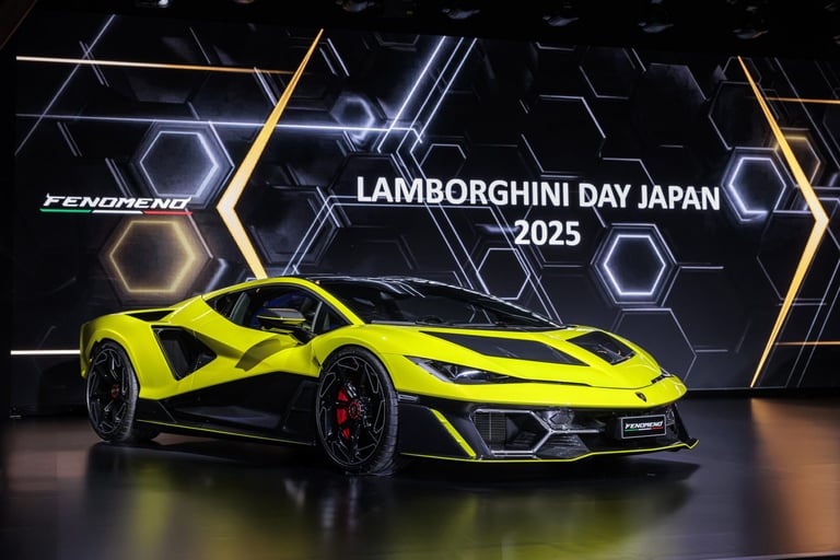 Lamborghini Day Japan 2025: Lamborghini Electrifies Tokyo with Asia-Pacific Debut of the Fenomeno