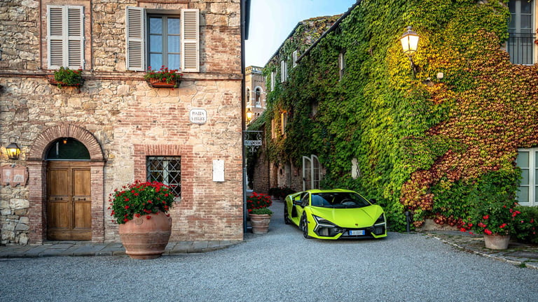 A tour of Tuscany, the Lamborghini way